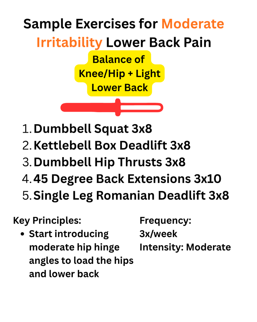 How to Modify Training around Lower Back Pain